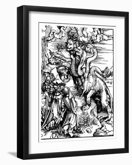 Apocalypse the Great Beast-Albrecht Dürer-Framed Art Print