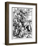 Apocalypse the Great Beast-Albrecht Dürer-Framed Art Print