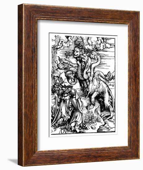 Apocalypse the Great Beast-Albrecht Dürer-Framed Art Print