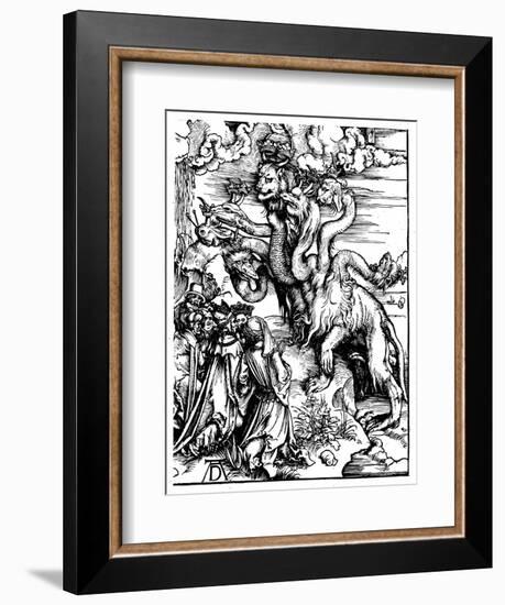 Apocalypse the Great Beast-Albrecht Dürer-Framed Art Print