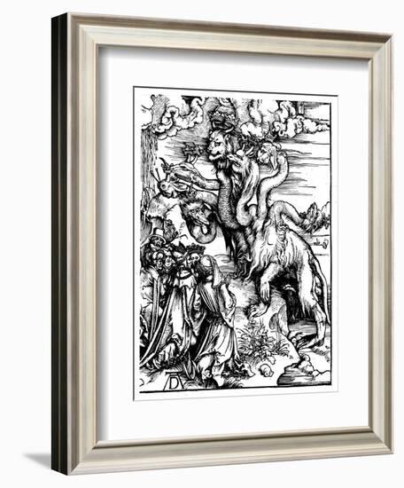 Apocalypse the Great Beast-Albrecht Dürer-Framed Art Print