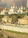 Le Monastere Simonov a Moscou. Peinture De Appolinari Mikhaylovich Vasnetsov (1856-1933), Huile Sur-Apollinari Mikhailovich Vasnetsov-Giclee Print