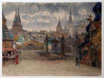 Le Monastere Simonov a Moscou. Peinture De Appolinari Mikhaylovich Vasnetsov (1856-1933), Huile Sur-Apollinari Mikhailovich Vasnetsov-Giclee Print