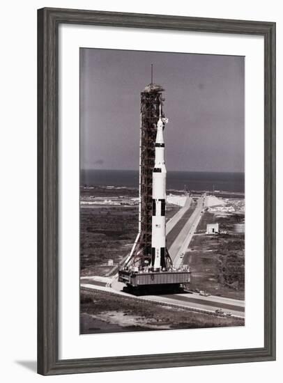 Apollo 10 on Top of Saturn Five-null-Framed Photographic Print