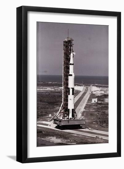 Apollo 10 on Top of Saturn Five-null-Framed Photographic Print