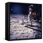 Apollo 11 Aldrin-Niel Armstrong-Framed Stretched Canvas