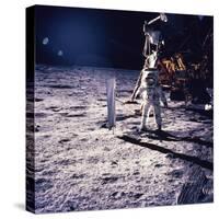 Apollo 11 Aldrin-Niel Armstrong-Stretched Canvas