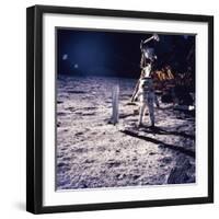 Apollo 11 Aldrin-Niel Armstrong-Framed Photographic Print