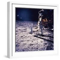 Apollo 11 Aldrin-Niel Armstrong-Framed Photographic Print