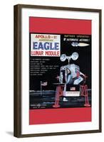 Apollo-11 American Eagle Lunar Module-null-Framed Art Print