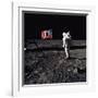 Apollo 11 Astronaut Buzz Aldrin During the First Lunar Landing, July 20, 1969-null-Framed Photo