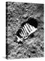 Apollo 11 Astronaut Footprint on Moon-null-Stretched Canvas