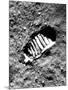 Apollo 11 Astronaut Footprint on Moon-null-Mounted Photographic Print