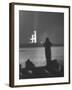 Apollo 11 at the Moment of Take-Off at Cape Kennedy-Ralph Crane-Framed Photographic Print