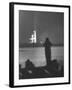 Apollo 11 at the Moment of Take-Off at Cape Kennedy-Ralph Crane-Framed Photographic Print