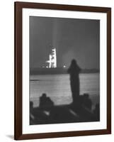 Apollo 11 at the Moment of Take-Off at Cape Kennedy-Ralph Crane-Framed Photographic Print