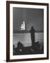 Apollo 11 at the Moment of Take-Off at Cape Kennedy-Ralph Crane-Framed Photographic Print