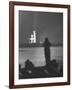 Apollo 11 at the Moment of Take-Off at Cape Kennedy-Ralph Crane-Framed Photographic Print