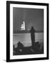 Apollo 11 at the Moment of Take-Off at Cape Kennedy-Ralph Crane-Framed Photographic Print