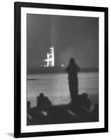 Apollo 11 at the Moment of Take-Off at Cape Kennedy-Ralph Crane-Framed Photographic Print