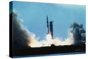 Apollo 11 Blasting Off-null-Stretched Canvas