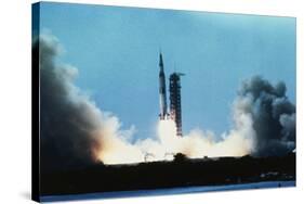 Apollo 11 Blasting Off-null-Stretched Canvas