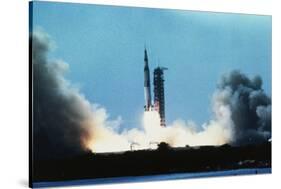 Apollo 11 Blasting Off-null-Stretched Canvas