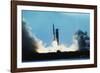 Apollo 11 Blasting Off-null-Framed Photographic Print