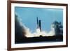 Apollo 11 Blasting Off-null-Framed Photographic Print