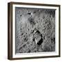 Apollo 11 Boot Print on the Moon. July 20, 1969-null-Framed Photo