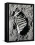 Apollo 11 Boot Print on the Moon. July 20, 1969-null-Framed Stretched Canvas