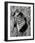 Apollo 11 Boot Print on the Moon. July 20, 1969-null-Framed Photo