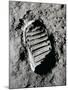 Apollo 11 Boot Print on the Moon. July 20, 1969-null-Mounted Photo