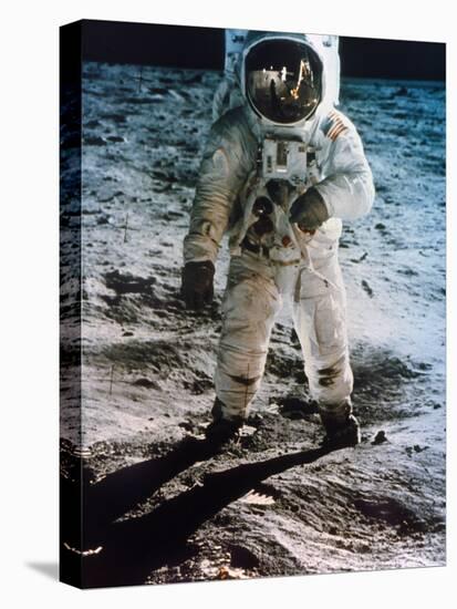 Apollo 11: Buzz Aldrin-null-Stretched Canvas