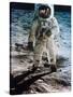 Apollo 11: Buzz Aldrin-null-Stretched Canvas
