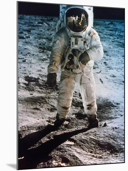 Apollo 11: Buzz Aldrin-null-Mounted Photographic Print