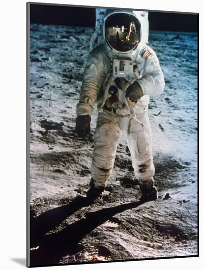 Apollo 11: Buzz Aldrin-null-Mounted Photographic Print