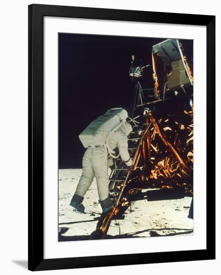 Apollo 11: 'Buzz' Aldrin-null-Framed Photographic Print