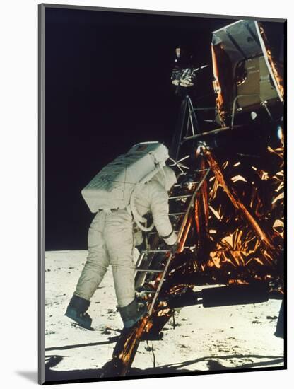 Apollo 11: 'Buzz' Aldrin-null-Mounted Photographic Print