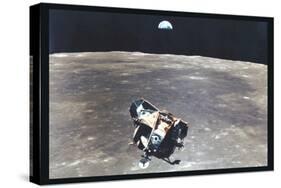 Apollo 11: Eagle Ascent-null-Stretched Canvas