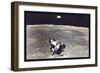 Apollo 11: Eagle Ascent-null-Framed Art Print