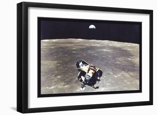 Apollo 11: Eagle Ascent-null-Framed Art Print