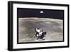 Apollo 11: Eagle Ascent-null-Framed Art Print