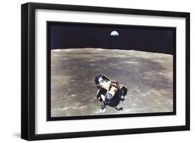 Apollo 11: Eagle Ascent-null-Framed Art Print