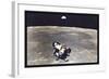 Apollo 11: Eagle Ascent-null-Framed Art Print