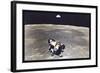 Apollo 11: Eagle Ascent-null-Framed Art Print