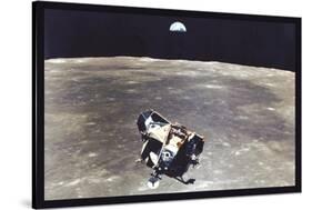 Apollo 11: Eagle Ascent-null-Stretched Canvas