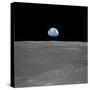 Apollo 11 Earth Rise over the Moon, July 20, 1969-null-Stretched Canvas