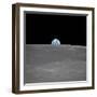 Apollo 11 Earth Rise over the Moon, July 20, 1969-null-Framed Photo