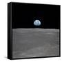 Apollo 11 Earth Rise over the Moon, July 20, 1969-null-Framed Stretched Canvas